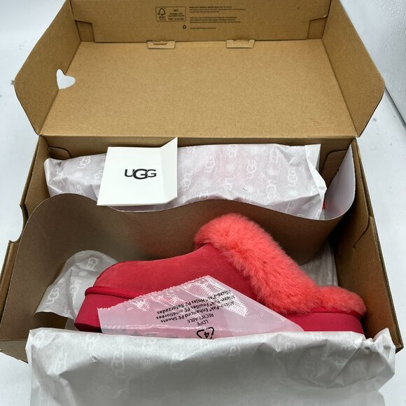 NWT UGG Women's Disquette Comfortable Platform Slippers Size US 8 Brand New - Picture 2 of 6